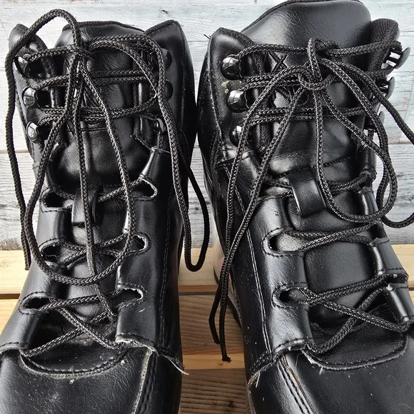YRU Qloud 2091 High Platform Boots Black Clear Size 7 - Picture 4 of 12